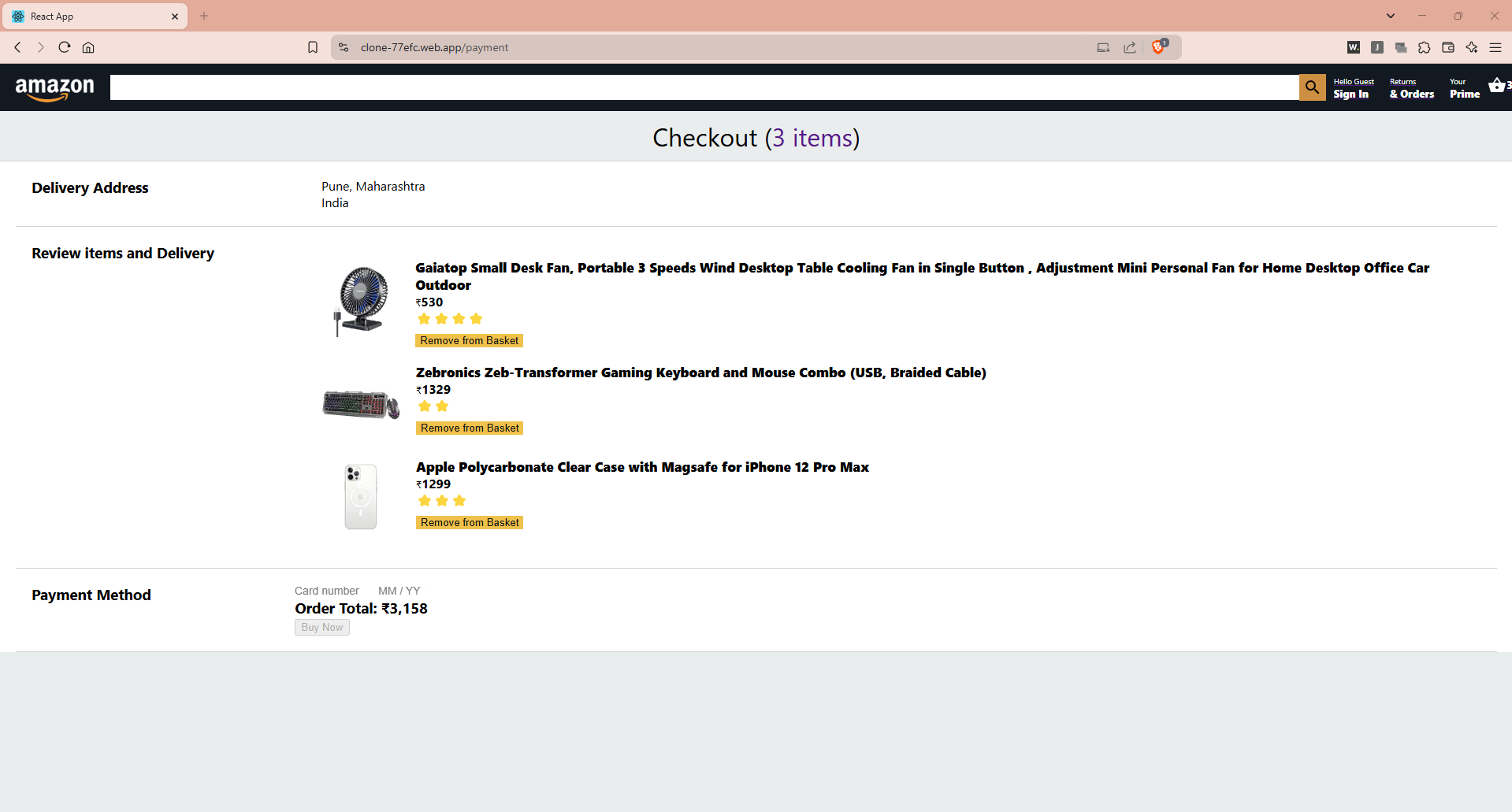 Amazon Clone 4